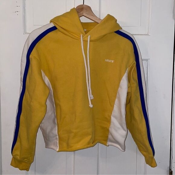 LEVIS vintage cropped top hoodie sweater S - Picture 1 of 5